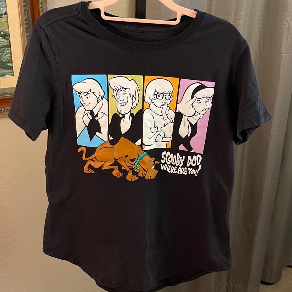 Scooby-Doo Black Short Sleeve Graphic Tee for Kids